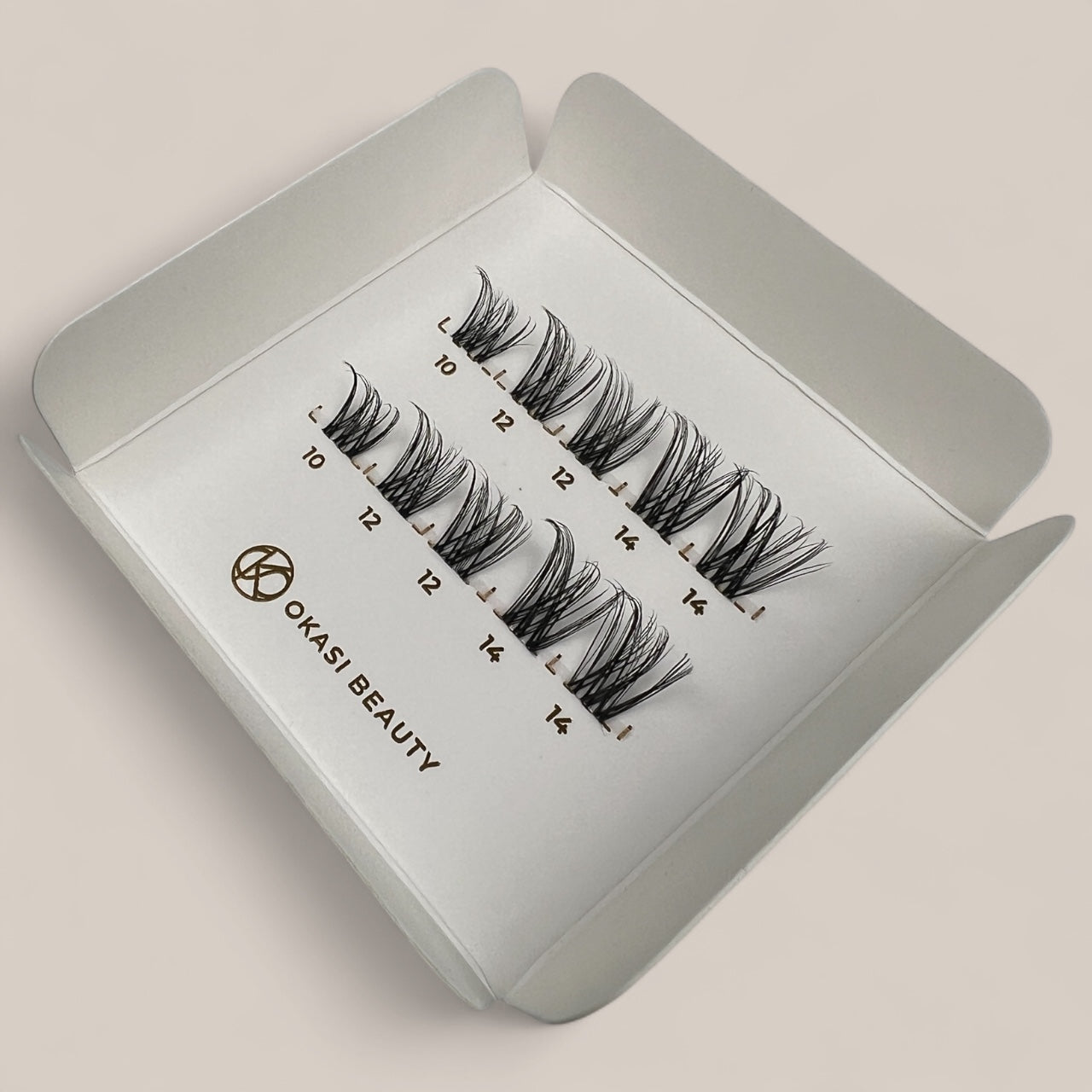 Flirty Try Me | Natural Lashes | Mix 10-12-12-14-14 mm